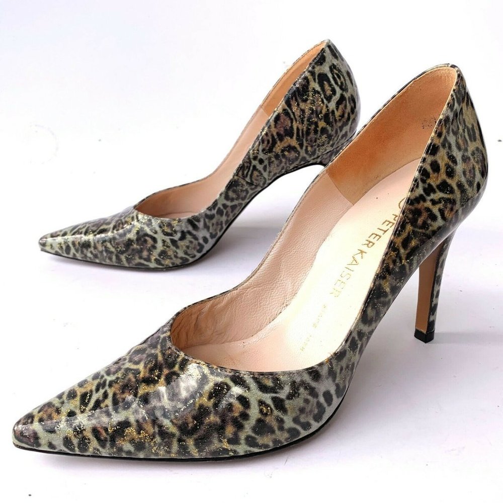 Peter Kaiser Women Shoes Size 5 /7.5 Animal Print